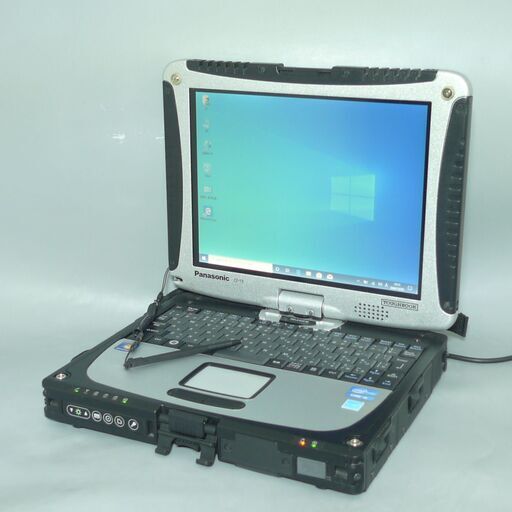 送料無料 累積使用時間400H未満 タッチ機能 タフブック 中古美品 10.1型 Panasonic CF-19XHA93FJ 第2世代Core i5 4GB 500GB 無線 Windows10 Office