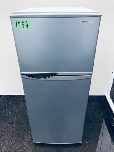 1754番 シャープ✨ノンフロン冷凍冷蔵庫✨SJ-H12W-S‼️