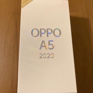 【ネット決済・配送可】OPPO A5 2020ブルー（新品未使用...