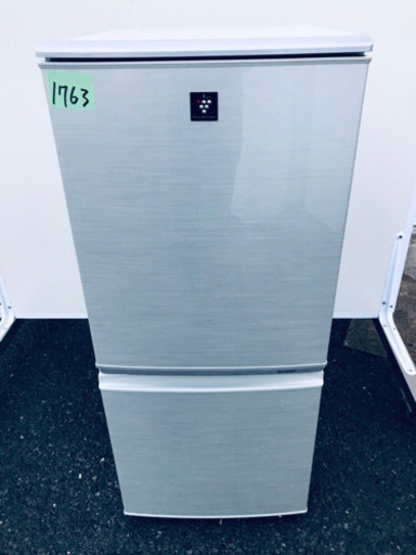 1763番シャープ✨ノンフロン冷凍冷蔵庫✨SJ-PD14T-N‼️