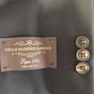 未使用品タグ付き VITALE BARBERIS CANONICO スーツ ブラック イタリア 