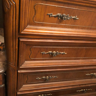 アンティーク調　5段引き出し　チェスト