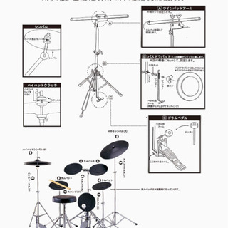 初心者向け練習ドラム　MAXTONE  TD-5DX
