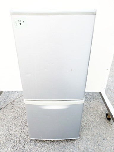 ③1161番 Panasonic✨ノンフロン冷凍冷蔵庫✨NR-B143W-W‼️