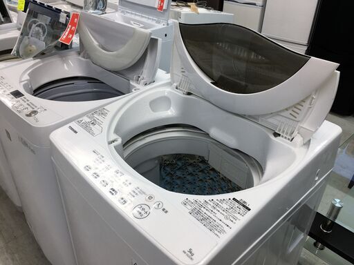 東芝5.0K洗濯機　2017年製！！分解クリーニング済み！！！