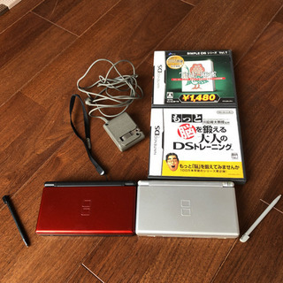 【ネット決済】【お渡し済】ニンテンドーDS lite 2台&ソフ...