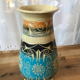 マレーシア土産　焼物　花瓶