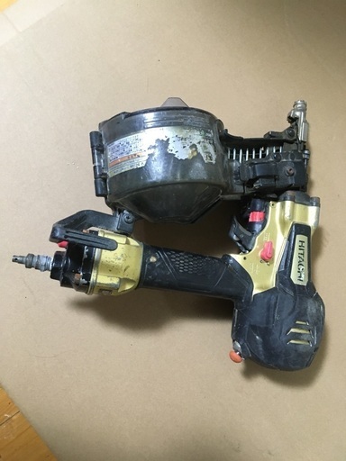 日立工機 高圧ロール釘打ち機 NV 90HR（S) メタリックゴールド パワー切替機構付 nv90hrs　釘打ち機