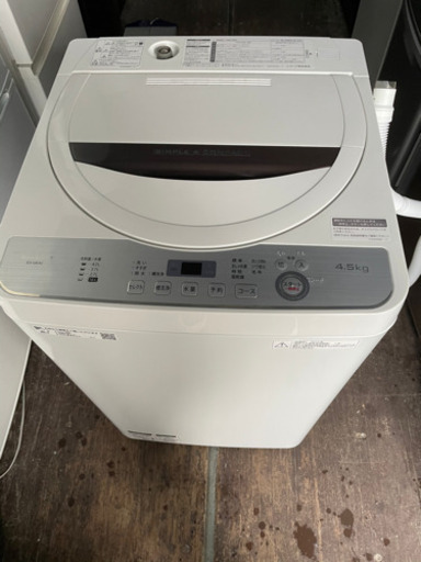 No.575 SHARP 4.5kg洗濯機　2019年製　近隣配送無料
