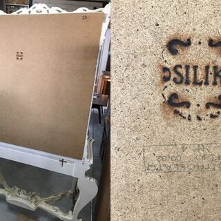 ■ioy1206■SILIK/シリック■ガラスキャビネット■ロココ調/クラシック家具■飾り棚/収納家具/ガラス棚/コンソールキャビネット■
