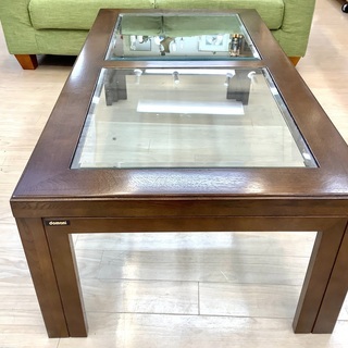 カリモク　ドマーニ　ガラス　ローテーブル karimoku(カリモク)のガラス天板ローテーブル domani