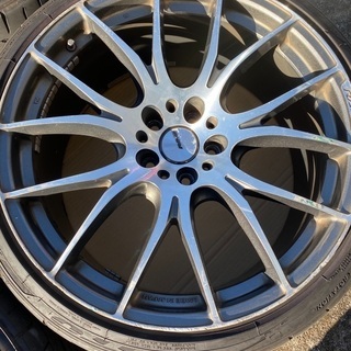 レイズ ホムラ 20 タイヤホイールセット エルグランド アルファード等 