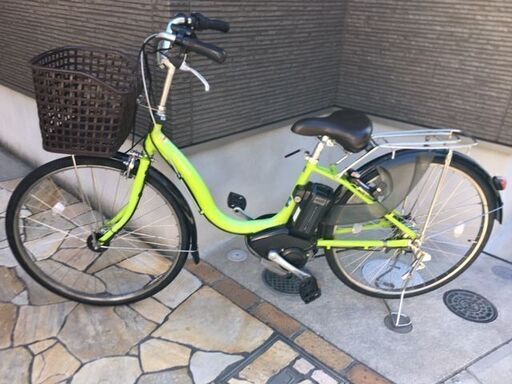 美車バッテリーほぼ新品！　2016ヤマハ　パスナチュラ　8.7Ah　26インチ　 電動自転車　電動アシスト自転車　1204③