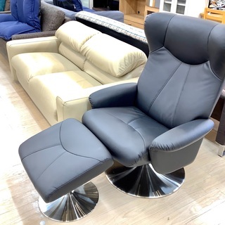 ニトリのオットマン付リクライニングチェアーが入荷しました！