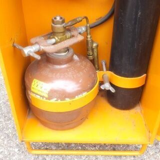 [N1021G引] 千代田精機 ニューチヨパック 可搬式ガス 溶断器セット 予備ボンベ付 引取限定で！ N1021G引] 千代田精機 ニューチヨパック 可搬式ガス 溶断器セット 予備