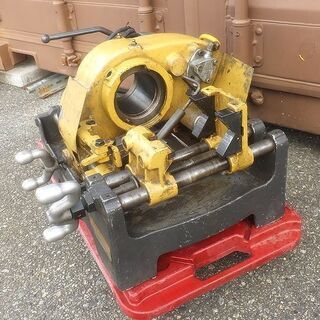 [N1203AY]  アサダ パイセット ミニコン82 ねじ切り機 ダイヘッド付 電線管 配管 パイプマシン ネジ切り旋盤