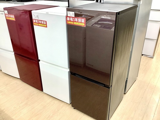 安心の1年保証付！2018年製 Hisense(ハイセンス)の2ドア冷蔵庫「HR-G1501」