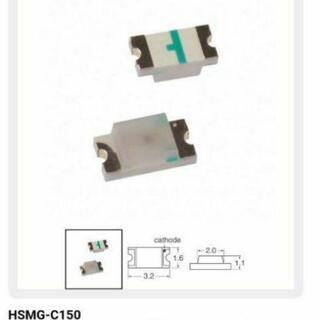 【ネット決済・配送可】【中古】表面実装用LED HSMG-C15...