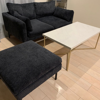 モダンデコ ZONA ソファ オットマン付き