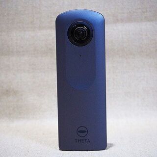 【苫小牧バナナ】美品☆RICOH/リコー THETA V 360度カメラ メタリックグレー 4K 全天球 Android/OS 搭載 コンパクト おすすめ♪
