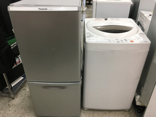 【クリーニング済み】Panasonic冷蔵庫NR-B145WとTOSHIBA洗濯機AW-50GLセット品　2012年製