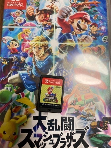 Switchソフト　スマッシュブラザーズ　スーパーマリオブラザーズ(ソフトのみ)