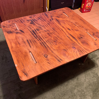 【直接お渡し限定】木製簡易テーブル　70cm×60cm×30cm