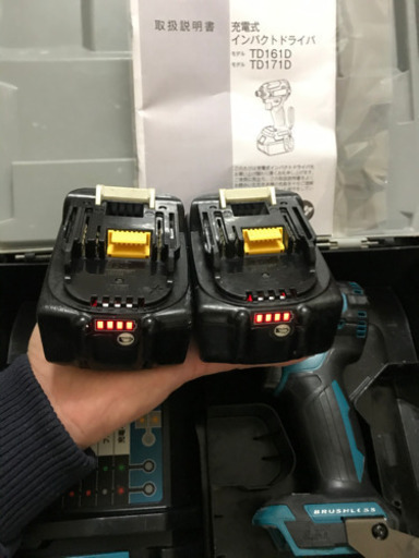 売れました。マキタ インパクトドライバー TD171D メンテナンス済み