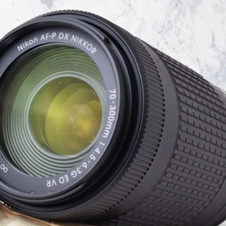 極上○超望遠○スポーツに最適○手ブレ○ニコン AF-P 70-300mm VR 1 