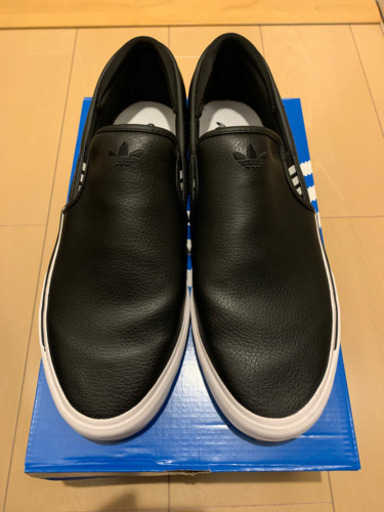 ほぼ新品　アディダス  サバロスリップ　黒レザー　29.5cm
