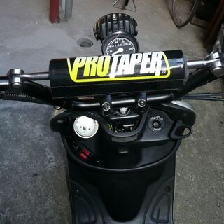 グランドアクシス100 バーハン仕様。ハイスピードプーリーセット交換