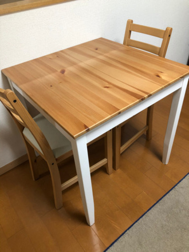 IKEA ダイニングテーブルセット2人用 (いち) 二子新地の家具の中古 