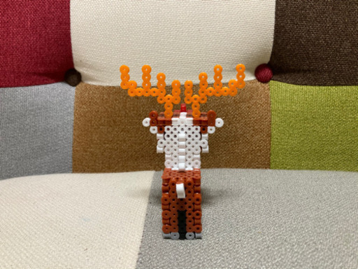 真っ赤なお鼻のミニトナカイ立体アイロンビーズ ちゅら太郎 てだこ浦西のその他の中古あげます 譲ります ジモティーで不用品の処分