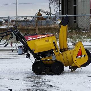 ☆スズキ SS555ES 確認動画有 5馬力 セルOK 除雪機☆