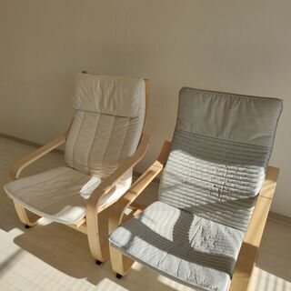 【IKEA】 イケア ポエングチェア  ソファ 一人掛け椅子 ま...