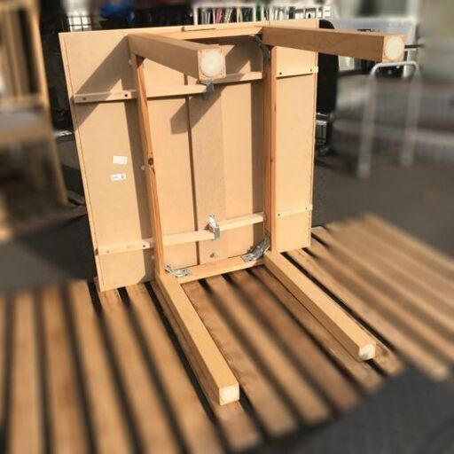 IKEA/イケア BJURSTA/ビュースタ 21198 伸長式テーブル とチェア2脚セット【自社配送は札幌市内限定】エクステンションテーブル ダイニングテーブル
