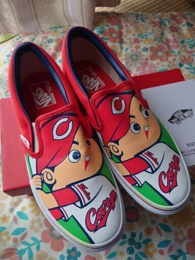 新品 激レア VANS 広島東洋カープコラボ スニーカー
