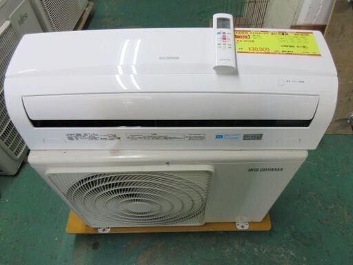 K02032　アイリスオーヤマ　中古エアコン　主に10畳用　冷2.8kw／暖3.6kw