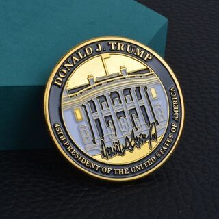 【生産終了】White House coin トランプ大統領のサ...