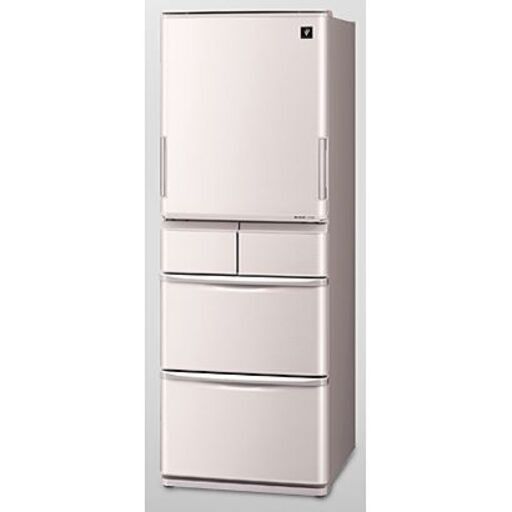 冷蔵庫　5ドア　384L　シャープ　どっちもドア　両開き　幅60㎝　プラズマクラスター