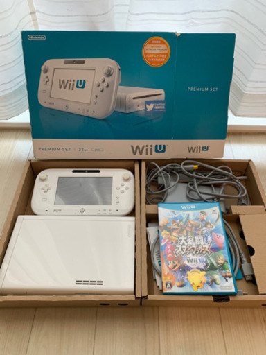 wiiＵと大乱闘スマッシュブラザーズのセットです