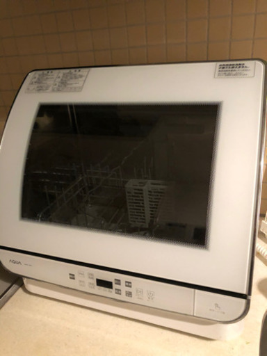 AQUA　アクア 食器洗い機（送風乾燥機能付き） ADW-GM1-W [3人用][ADWGM1_W 食洗機]