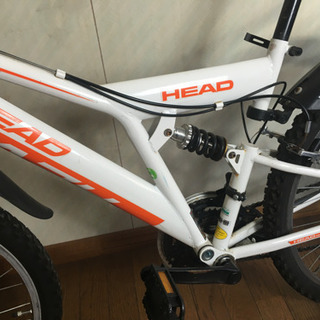 マウンテンバイク HEAD マウンテンバイク 自転車 6段変速 ホワイト 