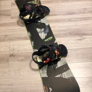 Burton 3点セット 57 バートン 157cm ビンディング ソールカバー付き  