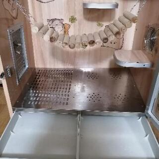 小動物用木製ケージ