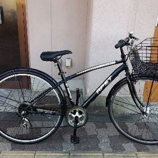 APST 27吋 シティーサイクル 6speed/LEDオート/ブラック