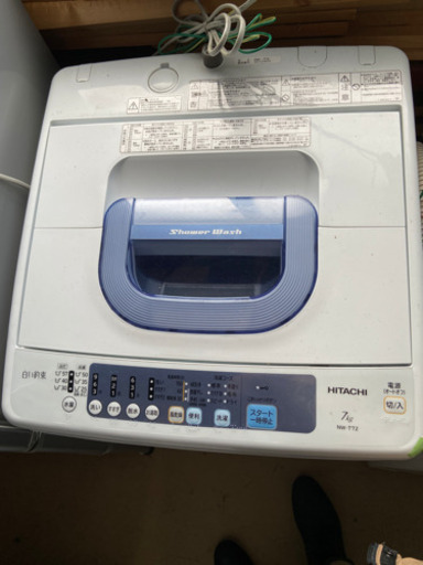 HITACHI 全自動洗濯機 NW-T72 中古