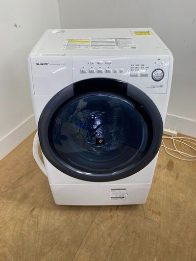 SHARPドラム式洗濯機　2019年製　7kg　東京　神奈川　格安配送　ka239