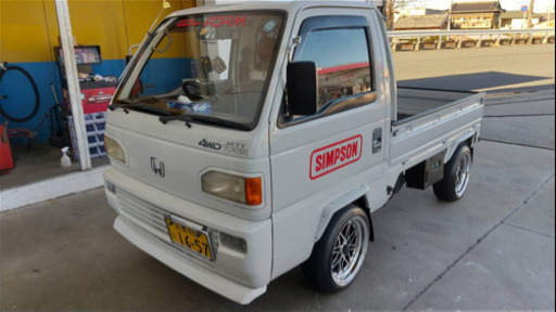 ホンダ アクティ軽トラ 車検あり 平成5年 4駆 エアコン 改造多数 電装系キャブ新品交換 純正塗装済 ちょま太郎 加佐登のアクティ の中古車 ジモティー