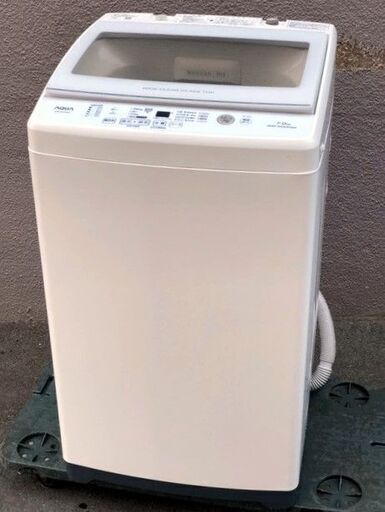 ⑰【6ヶ月保証付】20年製 極美品 アクア 7kg 全自動洗濯機 AQW-GV70H【PayPay使えます】